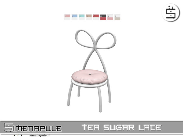 Sims 4 — [SeN4] Tea Sugar Lace - Chair by Simenapule — Tea Sugar LaceTea Sugar LaceTea Sugar Lace