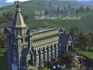 Sims 4 — Wolfsbane Cathedral by VirtualFairytales — Those who are brave enough to enter, might hear a mysterious howling