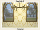 Sims 4 — Royal Kitchen Wall and Floor by ATinyBitWicked — A royal kitchen wall and floor set that comes in 12 different