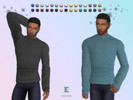 Sims 4 — ErinAOK Mens Top 020926 by ErinAOK — Men's long-sleeved cotton sweater