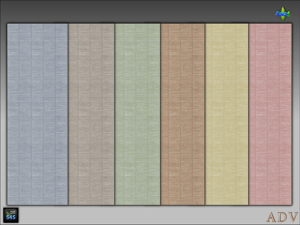 Sims 4 — ADV_Mabra_s4WallSet19 by MABRA2 — Simple textured wallpaper