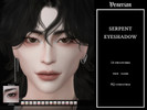 Sims 4 — Serpent Eyeshadow by Venerian by Venerian — 14 swatches Teen to elder No gender or frame restrictions HQ