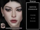 Sims 4 — Neptune Eyeshadow by Venerian by Venerian — 15 swatches Teen to elder Feminine fashion choice, no gender or