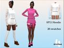 Sims 4 — SP11 Hoodie by sims4sue — Hoodie from the Fitness pack in my full 20 plain jane colours.