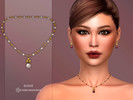 Sims 4 — Lucy Necklace by Suzue — New Mesh (Suzue)