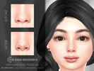 Sims 4 — Stephanie Nose Preset HQ by Caroll912 — A small nose preset for both female and male Sims. Preset is suited for