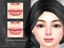 Sims 4 — Stephanie Lip Preset HQ by Caroll912 — A medium-sized lip preset for both female and male Sims. Preset is suited