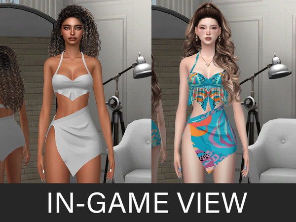 Sims 4 — By Beto - Korina (Top V1) by Beto_ae0 — Sexy and fun summer outfit, enjoy!