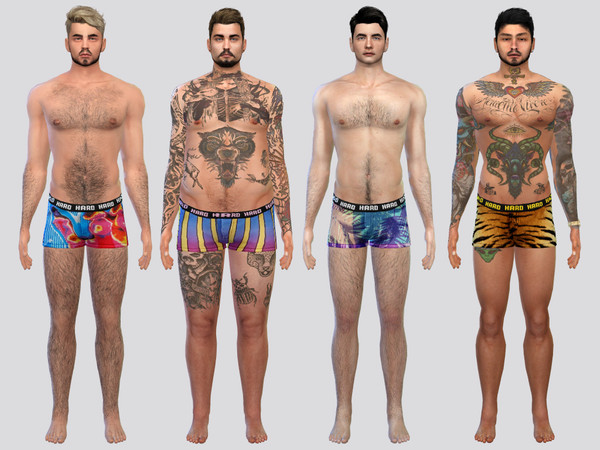 Sims 4 — Preston Boxer Brief by McLayneSims — TSR EXCLUSIVE