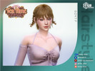 Sims 4 — Tea Time Atelier - Braids Hair - Ginko 247 by Daisy-Sims — 21 base colors + 9 ombre colors