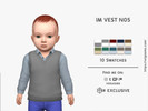 Sims 4 — IM VEST N05 by David_Mtv2 — For infant only;