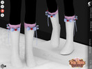 Sims 4 — Socks KP03- Child by KaTPurpura — Knee-high socks with sweet decorations and bows