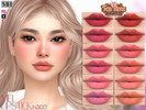 Sims 4 — Tea Time - Mei Lipstick N300 by MagicHand — Soft lips in 16 colors - HQ Compatible.
