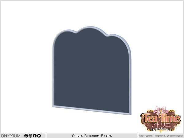 Sims 4 — Olivia Mirror by Onyxium — Onyxium@TSR Design Workshop Bedroom Collection - Belong To The 2026 Year