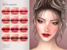 Sims 4 — VELYSEA Zenira Lipstick by VELYSEA — -Lipstick category -HQ comatble -12 swatches