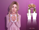 Sims 4 — LEXEL - Elya long braids with curtain bangs (child hairstyle) by LEXEL_s — 35 swatches