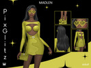 Sims 4 — PixGlitz by Madlen — Inspired by the glitz and glamour of the party scene, PixGlitz is all about turning heads