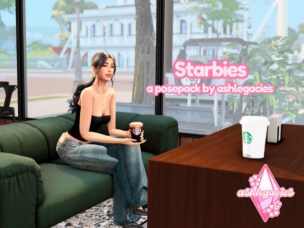Sims 4 — Starbies Posepack by ashlegacies — - Posepack