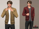 Sims 4 — Jacket Menswear by remaron — Jacket for Male Sims, teens to elders in The Sims 4 ReMaron_M_Top018