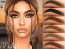 Sims 4 — [Patreon] Tiffani Eyebrows N438 by MagicHand — Defined Natural brows in 13 colors - HQ Compatible.