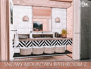 Sims 4 — Snowy Mountain Bathroom 2 by MychQQQ — Value: $ 9,605