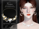 Sims 4 — Dew Garland - Necklace by VivianDang — - All new meshes