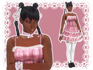 Sims 4 — tea time - amile fielding (TSR only cc) by xvoidsimsx — tsr only cc - hopefully bgc - all outfits including