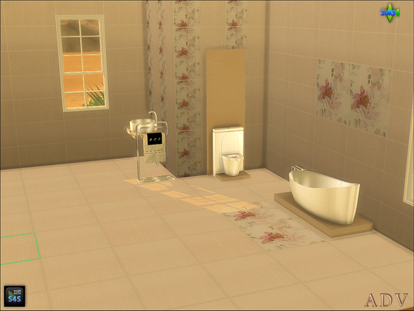 Sims 4 — ADV_Mabra_s4WallFloorSet06_walls by MABRA2 — Set of multi-parted bathroom tiles
