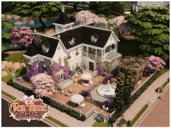 Sims 4 — MM. Lillac by Merin_Martini — My Sims 4 lots some are inspired from random pictures that I found on the internet