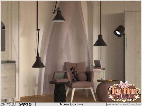 Sims 4 — Malden Lightings by Onyxium — Onyxium@TSR Design Workshop Lighting Collection - Belong To The 2026 Year