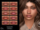 Sims 4 — Glossy Lipstick N285 by Layla — Female Glossy Lipstick Previews were made using HQ Mod