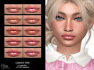 Sims 4 — Glossy Lipstick N287 by Layla — Female Glossy Lipstick Previews were made using HQ Mod