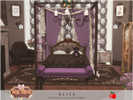 Sims 4 — Tea Time - Alice bedroom by melapples — a vintage bedroom with a darker palette . enjoy! 7x6