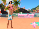 Sims 4 — Summer Lovin' Posepack by ashlegacies — - Posepack