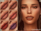 Sims 4 — Alani Lipstick - Glossy Plumping Lip Stain by christopher0672 — This is a glossy, slightly overlined plumping