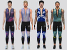Sims 4 — Zipper Workout Tank Top by McLayneSims — TSR EXCLUSIVE