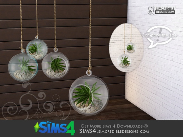 Sims 4 — Cassis Hanging plant orb 2 (shorter) by SIMcredible! — by SIMcredibledesigns.com available at TSR
