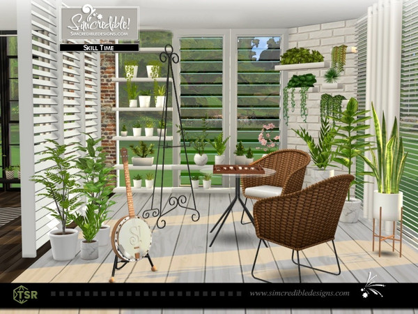 Sims 4 — Skill Time backgammon by SIMcredible! — by SIMcredibledesigns.com available exclusively at TSR 4 colors +