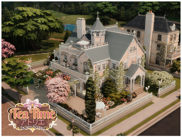 Sims 4 — MM. Rose by Merin_Martini — My Sims 4 lots some are inspired from random pictures that I found on the internet