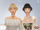 Sims 4 — Tea Time - Sakura Hairstyle by Enriques4 — Description