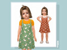 Sims 4 — Farm Dress by lillka — 6 swatches