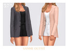 Sims 4 — Sammi Outfit by Black_Lily — YA, A, Teen