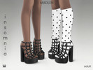 Sims 4 — Insomnia Shoe Set by Madlen — Where dreams tread lightly! Chic, statement shoes coming in two variations!