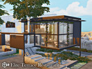 Sims 4 — Elite Terrace Restaurant l noCC by simZmora — An elegant modern restaurant designed for sophisticated dining in