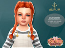 Sims 4 — Aurum - Dorothy Double Braided Hairtysle (toddlers) by Aurum — 24 colors