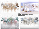 Sims 4 — Globe Forest - Murals for kids by marychabb — For short , medium , tall wall Kategory: Wallpaper Walls - 3