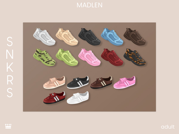 Sims 4 — [Madlen] SNKRS 2 by Madlen — Fresh kicks for every step you take! Perfect for any look, any vibe! 2 pairs