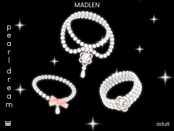 Sims 4 — [Madlen] Pearl Dream 1 by Madlen — Where casual meets classic in the most enchanting way!