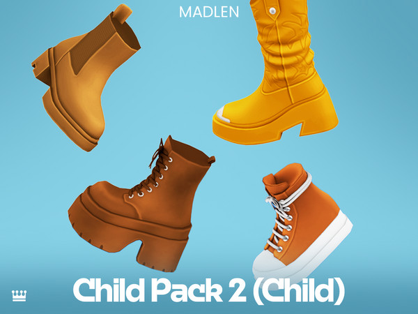 Sims 4 — [Madlen] Twilight Boots (Child) by Madlen — Once just for adults, now ready for little feet.