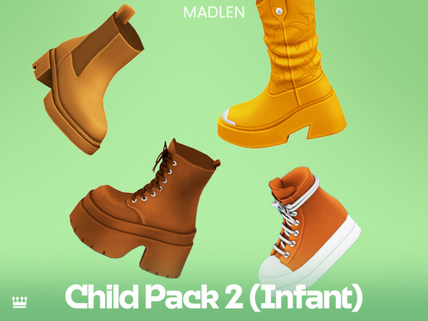 Sims 4 — [Madlen] Vortex Sneakers (Infant) by Madlen — Once just for adults, now ready for little feet. Just like the big